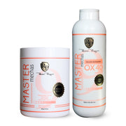 Kit Robson Peluquero Powder for Bleaching (Master Mechas) 500g / 17.6 Oz and Robson Peluquero Ox 40 900ml / 30.43 Oz