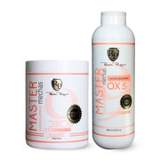 Kit Robson Peluquero Powder for Bleaching (Master Mechas) 500g / 17.6 Oz and Robson Peluquero Ox 05 900ml / 30.43 Oz