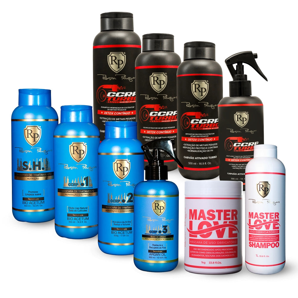 CCRP Capillary Schedule Professional Treatment Kit + CCRP Turbo Kit + Master Love Kit