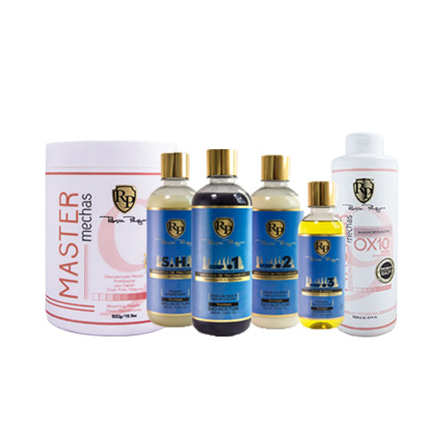 Kit Descoloration + Reconstrution by Robson Peluquero - Master Mechas / Ox 10 + CCRP Treatment Reconstrution